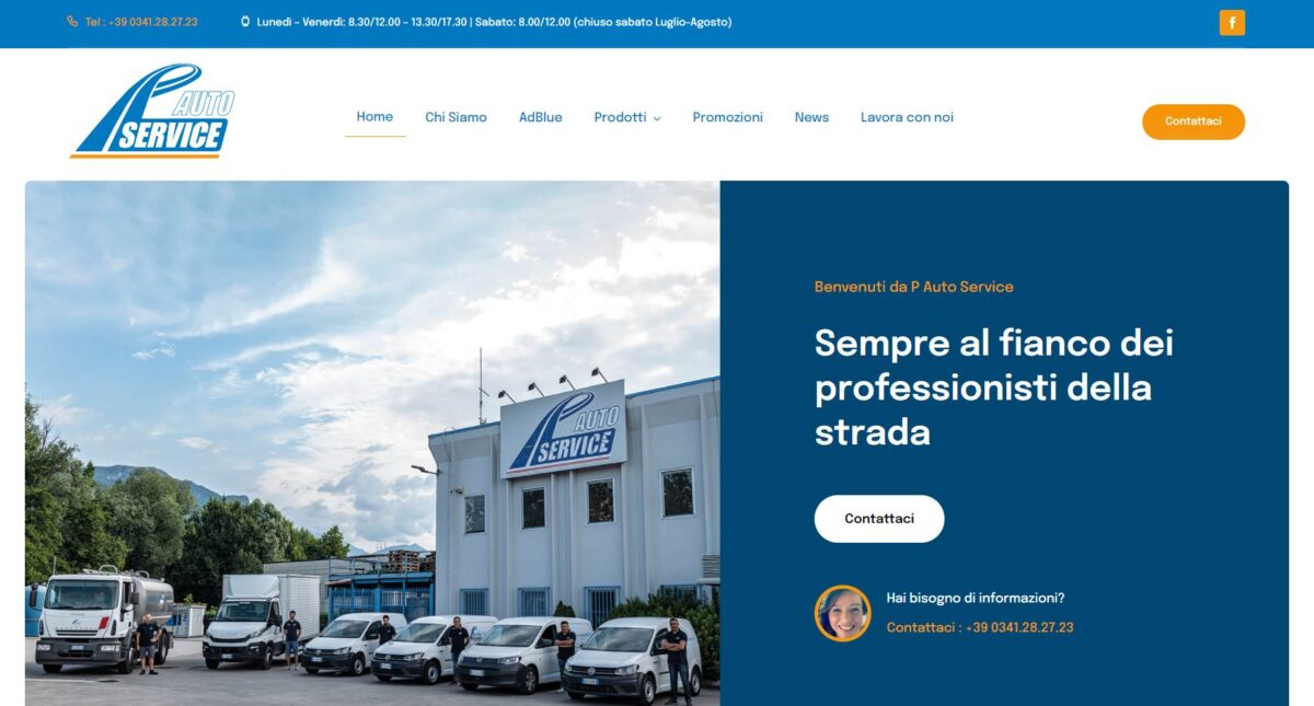 Nuovo sito web P Auto Service P Auto Service